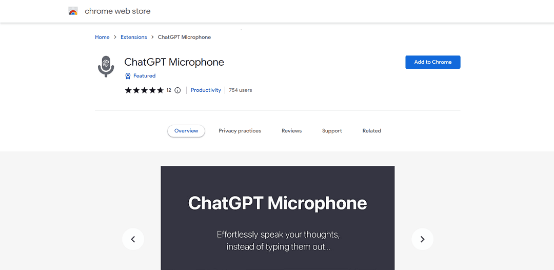 ChatGPT Microphone