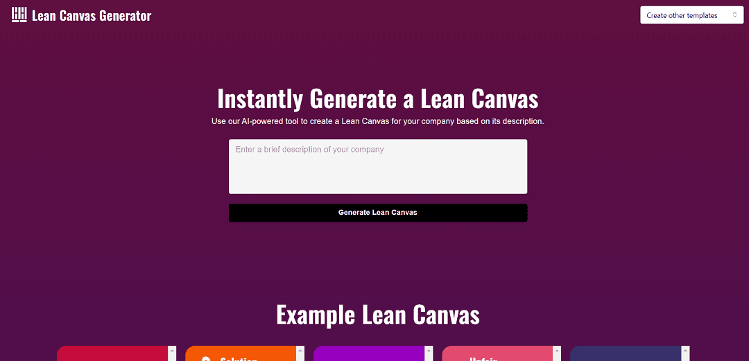 Lean Canvas