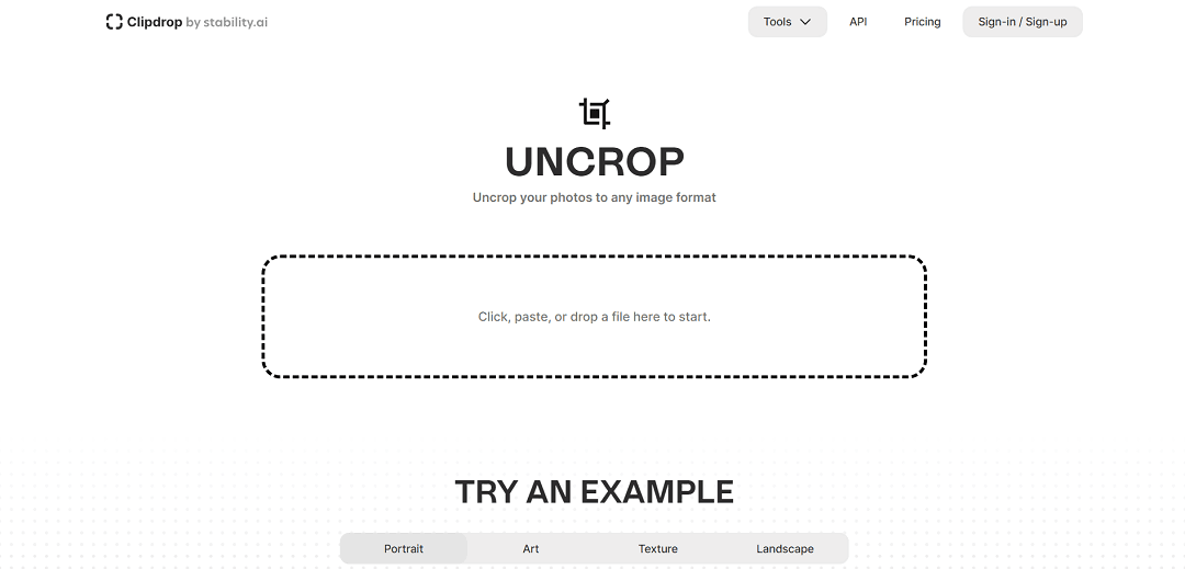 Uncrop