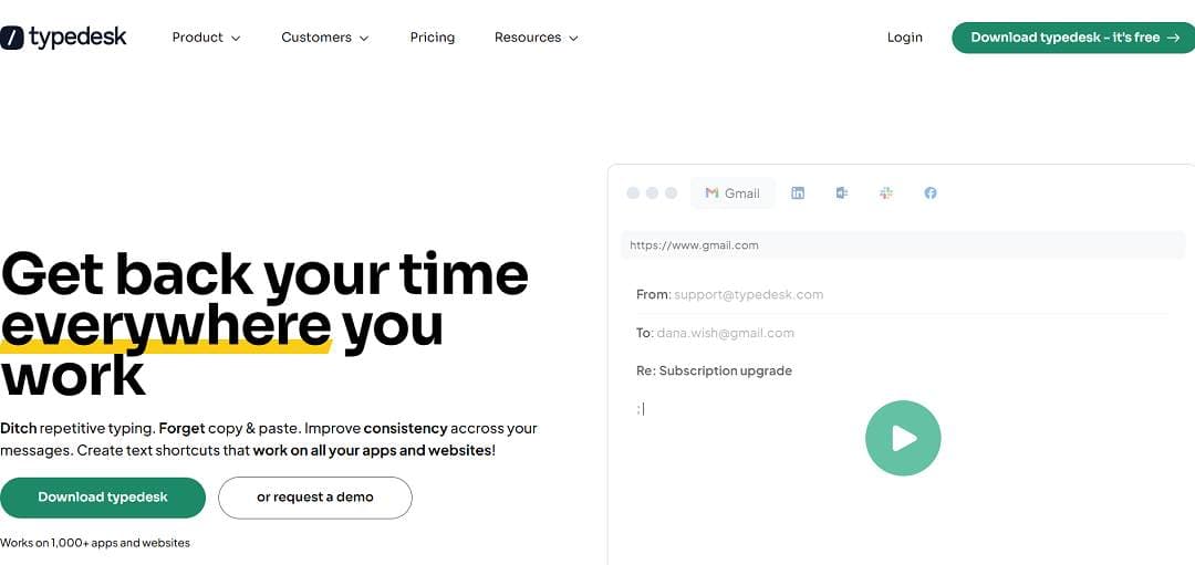 Typedesk